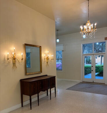 Antique Chandelier Install